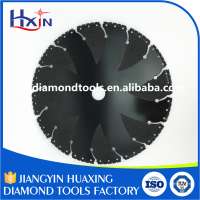 9" Vacuum Brazed Diamond Saw Blade / Cutting Blade On Granite Mable Tile